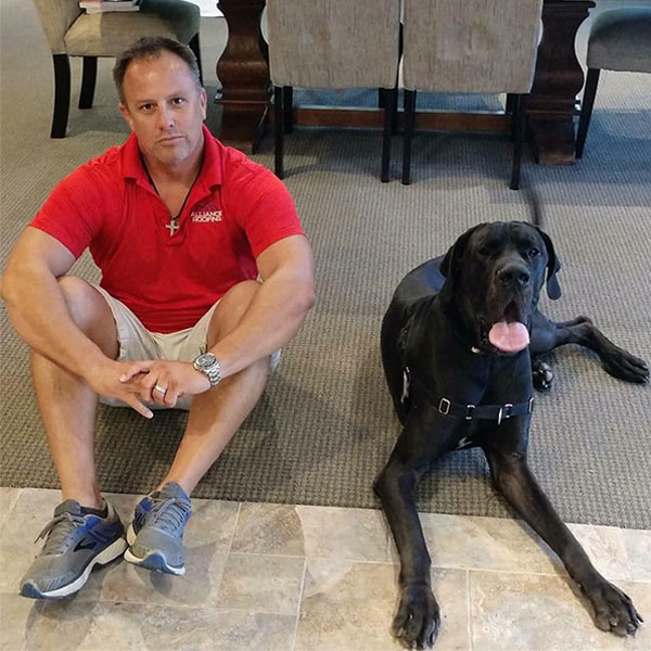 Meet the Team - Paul Bailey with his Dog