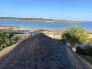 beach view from roof on Hilton Head
