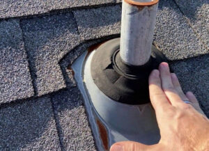 vent pipe boot on roof